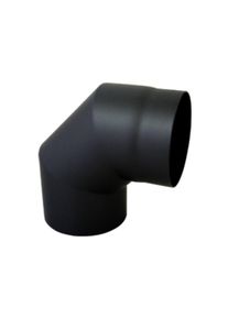 Bertrams Bogen 05SB90-120 90&deg;, 3-tlg., &Oslash; 120 x 2 mm, feststehend, ohne T&uuml;r, schwarz