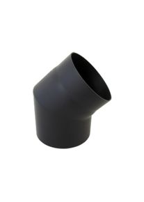 Bertrams Bogen 05SB45-180 45&deg;, 2-tlg., &Oslash; 180 x 2 mm, feststehend, ohne T&uuml;r, schwarz