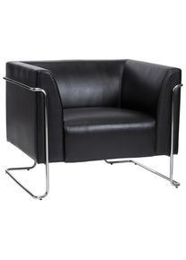 Mid.you , Schwarz , Textil , 88x74x74 cm , Wohnzimmer, Sessel