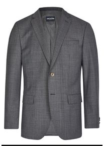 Sakko HECHTER PARIS "HECHTER PARIS FM Sakko", Herren, Gr. 28, grau, Obermaterial: 50% Schurwolle WV. 48% Polyester PES. 2% Elasthan EL., V-Ausschnitt, Sakkos Sakko, hochwertige Wollmischung