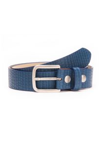 Lederg&uuml;rtel BA98-Cologne "BA98-Cologne G&uuml;rtel", Damen, Gr. 95, blau, Obermaterial: 100% Lammleder LEL., G&uuml;rtel Lederg&uuml;rtel, handgefertigt