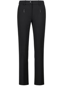Stoffhose Atelier GARDEUR "ZENE51", Damen, Gr. 46-30, L&auml;nge 30, schwarz, Obermaterial: 96% Polyester PES. 4% Elasthan EL., slim fit, Hosen Stoffhose, Rei&szlig;verschluss-Leistentaschen