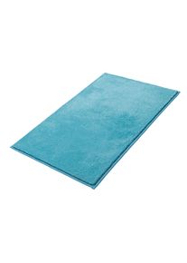 Badematte OTTO HOME "Cali, Badvorleger, Badezimmer Teppich, Duschvorleger", aqua, H:10mm, Polyester, Badematten, Badematte, weich, Uni Farben, auch als Teppich erh&auml;ltlich