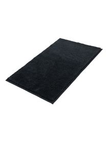 Badematte OTTO HOME "Cali, Badvorleger, Badezimmer Teppich, Duschvorleger", schwarz, H:10mm, Polyester, Badematten, Badematte, weich, Uni Farben, auch als Teppich erh&auml;ltlich