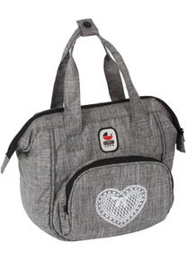 Bayer Chic 2000 Puppen Wickeltasche CHIC2000 "Jeans Grey", grau (jeans grau), Puppenausstattungen, KinderB:15cm H:24cm T:15cm, Polyester, Puppen Wickeltasche, B:15cm H:24cm T:15cm