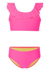 Bustier-Bikini Chiemsee, M&auml;dchen, Gr. 170/176, knockout pink, 80% Polyamid, 20% Elasthan, Bikini-Sets Bustier-Bikini