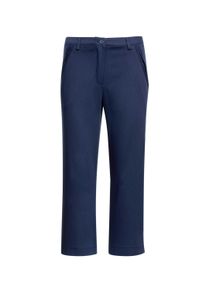 2-in-1-Hose GOLDNER "Kurzgr&ouml;&szlig;e Hose", Damen, Gr. 21, K-Gr, blau (marine), Obermaterial: 97% Baumwolle CO. 3% Elasthan EL., normal, Hosen 2-in-1-Hose, Ohne