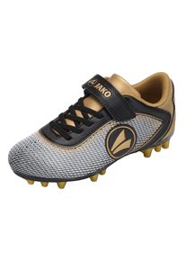 Fu&szlig;ballschuh Jako "J-SFG COURSE EV", Kinder, Gr. 35, jetschwarz, richgold, Synthetik, Textil, Schuhe Fu&szlig;ballschuh, f&uuml;r Rasenpl&auml;tze, f&uuml;r Kinder