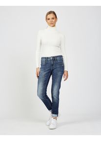 Relax-fit-Jeans Gang "94AMELIE", Damen, Gr. 29, N-Gr, precious wash, Denim/Jeans, Obermaterial: 79% Baumwolle, 20% Polyester, 1% Elasthan, regular fit, Jeans Relax-fit-Jeans, aus Sweat Denim