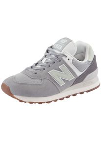 Sneaker New Balance "574", Damen, Gr. 43, lone star grau, bayberry, castlerock, Leder, Synthetik, Schuhe Sneaker
