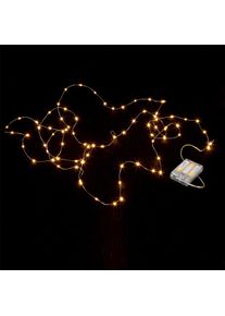 LED Au&szlig;en-Tischleuchte AMBIENTE HAUS "LED-Lichterkette", warmwei&szlig;, B:1cm H:1cm L:400cm, Leuchten, LED Au&szlig;en-Tischleuchte