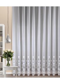 Gardine HOMING "Sophie" Gr. 1, wei&szlig;, B:300cm H:245cm, Polyester, Gardinen, Gardine, Fertigschal
