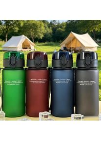 BPA Free Leak Proof Frosted Sports Water Bottle High Quality Tour Hiking Portable My Favorite Drink Bottles 400ML Gym Outdoor