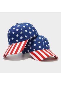 American Independence Day Baseball Cap Fashion Adult Child Outdoor Sun Protection Hoods Versatile American Flag Baseball Cap