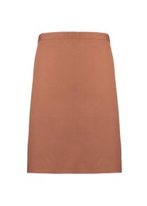 Premier Dames/Dames Mid-Length Apron (Pakket van 2) (Kastanje)