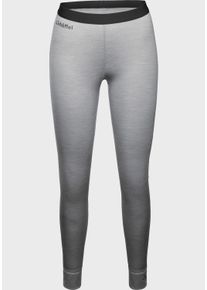 Sch&ouml;ffel Funktionshose SCH&Ouml;FFEL "Ski Merino Sport Pants long W", Damen, Gr. M, Normalgr&ouml;&szlig;en, grau (9645, grau), Oberstoff: 43% Lyocell, 34% Wolle, 23% Nylon, Hosen Funktionshose