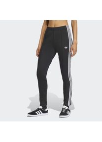 Sporthose adidas originals "SST TP", Damen, Gr. XL, K-Gr, schwarz, wei&szlig;, kurz, gr., Obermaterial: 50% Baumwolle, 43% Polyester, 7% Elasthan, Hosen Sporthose
