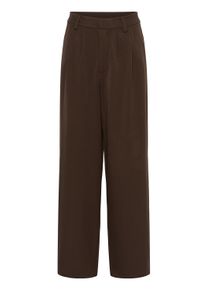 Marlene-Hose Saint Tropez "Pants Suiting LuwaSZ", Damen, Gr. L, N-Gr, braun (chocolate braun), Obermaterial: 68% Polyester PES. 28% Viskose CV. 4% Elasthan EL., Hosen Marlene-Hose