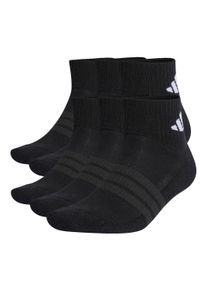 Kurzsocken adidas originals "Socken Cushioned Essentials Ankle Socks 6er Pack", Damen, Gr. 46-48, schwarz, Obermaterial: 57% Baumwolle CO. 40% Polyester PES. 2% Elasthan EL. 1% Polyamid PA., Socken Kurzsocken