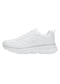 Sneaker Kangaroos "K-CR ADINA", Damen, Gr. 41, wei&szlig;, mono, Synthetik, Schuhe Sneaker, Gute D&auml;mpfung
