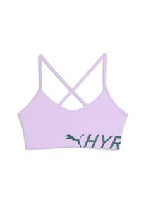 Sport-BH Puma "W X HYROX STRAPPY PWRMODE BRA", Damen, Gr. XL, N-Gr, light lavender, Interlock, Obermaterial: 71% Polyester, 29% Elasthan, schmal, BHs Sport-BH, schmale Passform, f&uuml;r Fitness-Training, sportlicher Stil