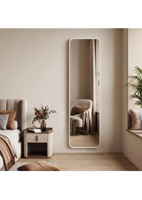 Spiegel OTTO HOME "Standspiegel Addrik, wahlweise in 2 Gr&ouml;&szlig;en 150x40cm oder 160x50cm", wei&szlig;, B:40cm H:150cm T:2,7cm, Glas, Spiegel, Spiegel, Ganzk&ouml;rperspiegel mit Sicherheitsglas, in verschiedenen Farben