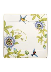 Villeroy & Boch Speiseteller VILLEROY & BOCH "Gourmetteller Amazonia 35 x 35 cm bunt", bunt, L:35cm, Speiseteller, Speiseteller