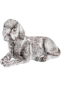 T&uuml;rstopper AMBIENTE HAUS "T&uuml;rstopper aus Gusseisen - Hund liegend", grau, B:16cm H:10cm T:7cm, Gusseisen, T&uuml;rstopper, T&uuml;rstopper