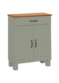 Unterschrank Home Affaire "Rodby", gr&uuml;n (salbei gr&uuml;n, honig), B:60cm H:80cm T:30cm, Massivholz, Schr&auml;nke, Unterschrank, FSC-zertifiziertes Massivholz, Breite 60cm, H&ouml;he 80cm