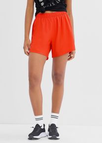 Sportshorts med integrerad cykelbyxa snabbtorkande - r&ouml;d - storlek 52/54 (XXL) - bonprix