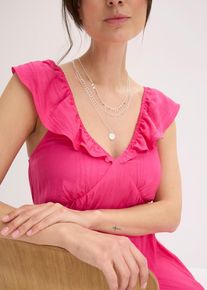 Flerradigt halsband - silver - storlek Onesize - bonprix