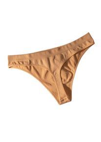 Low Waist Sexy Thong Women Panties G String Seamless Underwear Sports Candy Color Yoga Girls Briefs Femlae Lingerie