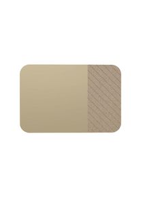 Chameleon Whiteboard Curve Combi, h x d 1980 x 10 mm, frameloos, breedte 1960 mm, bruin