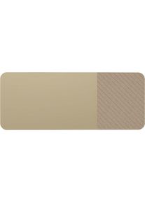 Chameleon Whiteboard Curve Combi, h x d 1980 x 10 mm, frameloos, breedte 3920 mm, bruin