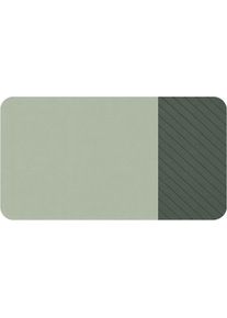 Chameleon Whiteboard Curve Combi, h x d 1980 x 10 mm, frameloos, breedte 2940 mm, groen