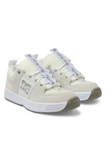 Skateschuh DC Shoes "Lynx OG", Herren, Gr. 9,5(42,5), grau (wei&szlig;, grau), Obermaterial: Leder / Futter: Textil / Au&szlig;ensohle: Gummi., Schuhe Skateschuh