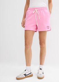 Sweat-Shorts aus reiner Bio-Baumwolle, rosa, Gr&ouml;&szlig;e 48/50 (XL), 100% Baumwolle, bonprix
