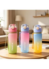 Branded Frosted Premium Minimalist Water Bottle, Lightweight and Leakproof, with Portable Lanyard, Suitable for Daily Fitness