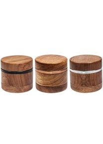 63mm Herbal Tobacco Grinder Smoke Herb 4 layer Walnut head Aluminum alloy Grinders Spice Mill Cigarette Accessories