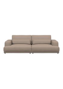Luca Bessoni , Greige , Textil , Uni , 260x77x111 cm , Stoffauswahl, R&uuml;cken echt , Wohnzimmer, Sofas & Couches, Sofas, Big Sofas