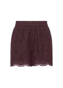 Only Onlfrani emb pull up shorts wvn bordeaux