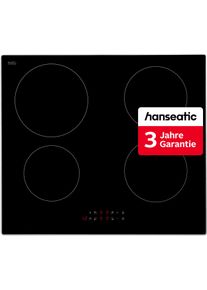 Hanseatic Induktions-Kochfeld "HHI64BAF", schwarz, B:59cm H:6,2cm T:52cm, Kochfelder, inkl. 3 Jahre Herstellergarantie, Induktions-Kochfeld