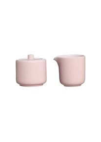 Ritzenhoff & Breker Milch- und Zuckerset RITZENHOFF & BREKER "Milch- und Zuckerset Jasper 2er Set", rosa, 2, Keramik, Geschirr-Sets, Milch- und Zuckerset, Sp&uuml;lmaschinengeeignet