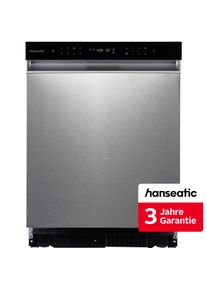 Hanseatic Unterbaugeschirrsp&uuml;ler "HGU6082B147709WS", Energieeffizienz: B, silber, B:60cm H:82cm T:57cm, Geschirrsp&uuml;ler, inkl. 3 Jahre Herstellergarantie, Unterbaugeschirrsp&uuml;ler