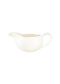 Sauciere Seltmann Weiden "Sauciere Savona Goldlinie 600 ml creme", beige (creme), B:12,5cm H:9cm L:21,2cm T:21,2cm, Sch&uuml;sseln, Sauciere, Sp&uuml;lmaschinenfest, Mikrowellensicher, Ofenfest