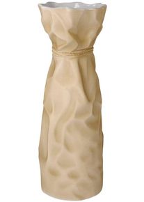Tischvase Kaiser Porzellan "Papyrus", beige, H:30cm &Oslash;:11cm, Biskuitporzellan, Vasen, Tischvase, Vase aus Biskuit-Porzellan, im zeitlosen Design, H&ouml;he ca. 30 cm