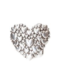 Lederg&uuml;rtel BA98-Cologne "BA98-Cologne Accessoires", Damen, silber, Obermaterial: 100% Metall MT., G&uuml;rtel Lederg&uuml;rtel, 4cm G&uuml;rtelschliesse zum wechseln