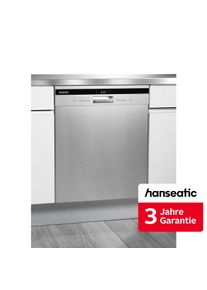 Hanseatic Unterbaugeschirrsp&uuml;ler "HGU6082B14U7735ES", Energieeffizienz: B, silber (edelstahlfarben), B:60cm H:81,5cm T:57cm, Geschirrsp&uuml;ler, inkl. 3 Jahre Herstellergarantie, Unterbaugeschirrsp&uuml;ler