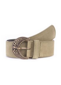 Lederg&uuml;rtel BA98-Cologne "BA98-Cologne G&uuml;rtel", Damen, Gr. 90, beige (gr&uuml;n), Obermaterial: 100% Lammleder LEL., G&uuml;rtel Lederg&uuml;rtel, Velour-Leder