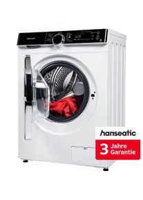 Hanseatic Waschmaschine "HWMK814A1", Energieeffizienz: A, wei&szlig;, B:60cm H:85cm T:48cm, Waschmaschinen, inkl. 3 Jahre Herstellergarantie, Waschmaschine